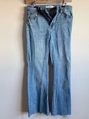 Hidden Light Blue Wide Leg Jeans - Women's Flare